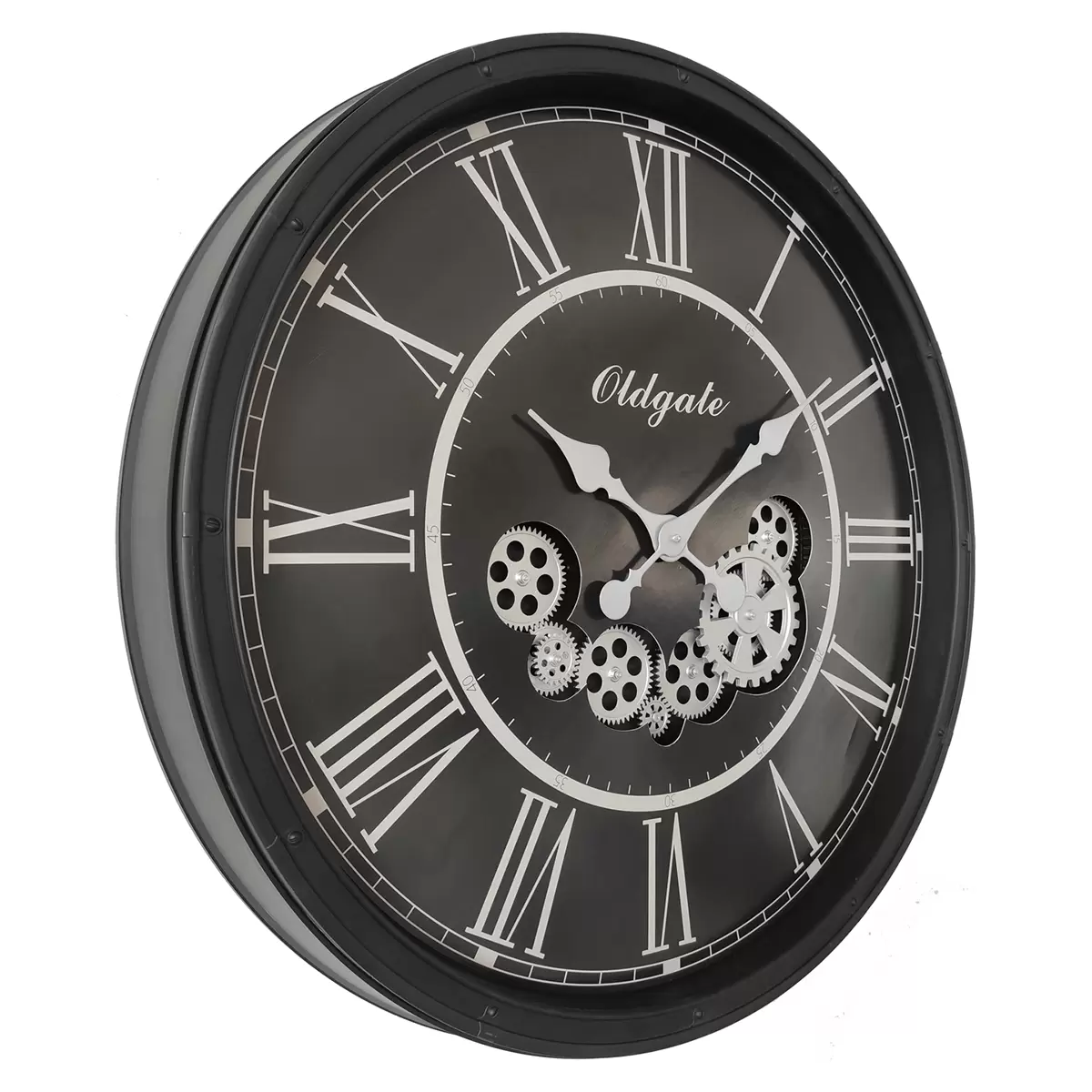 Wanduhr Oldigate Schwarz