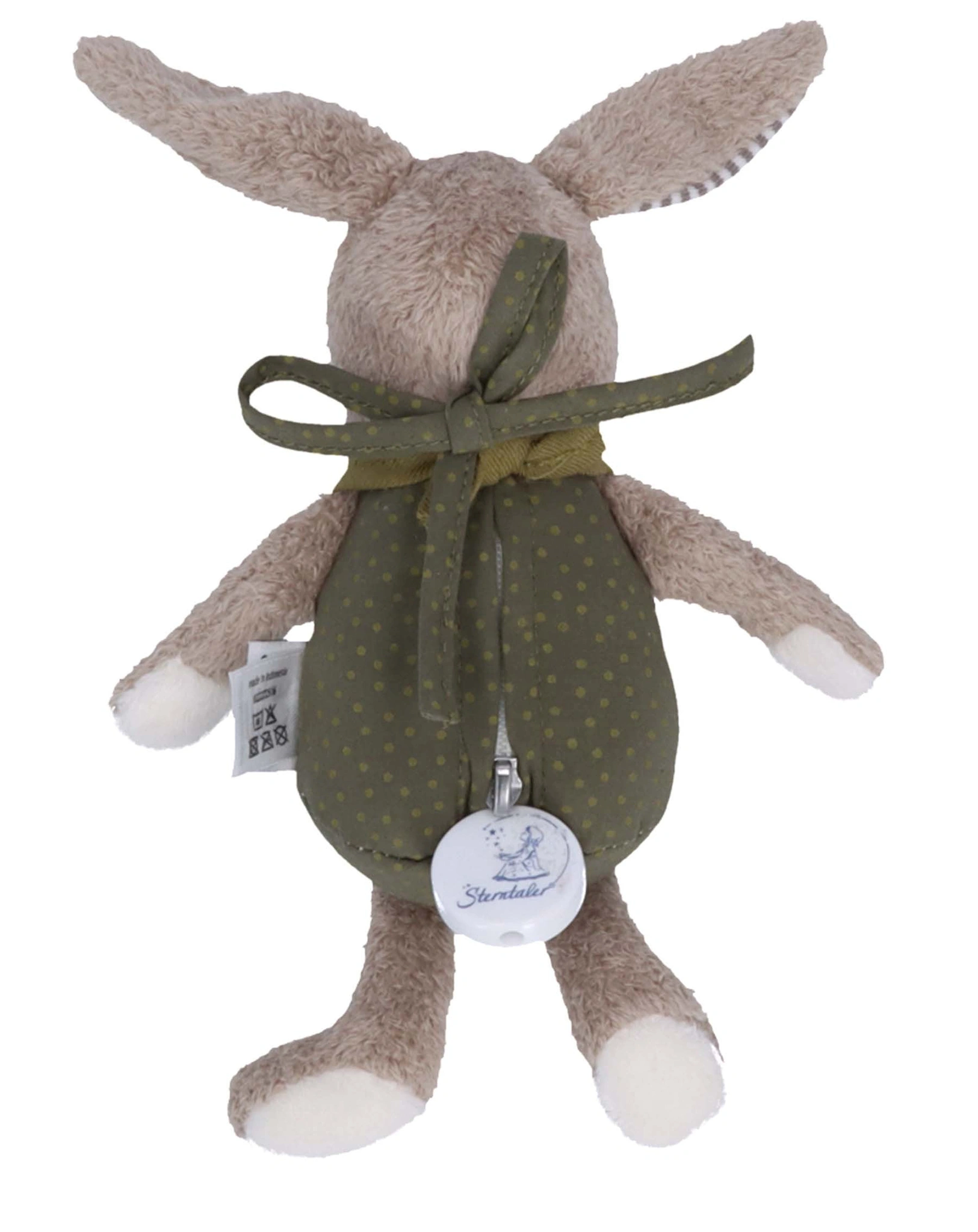 Spieluhr HAPPY HASE  (18cm) in braun