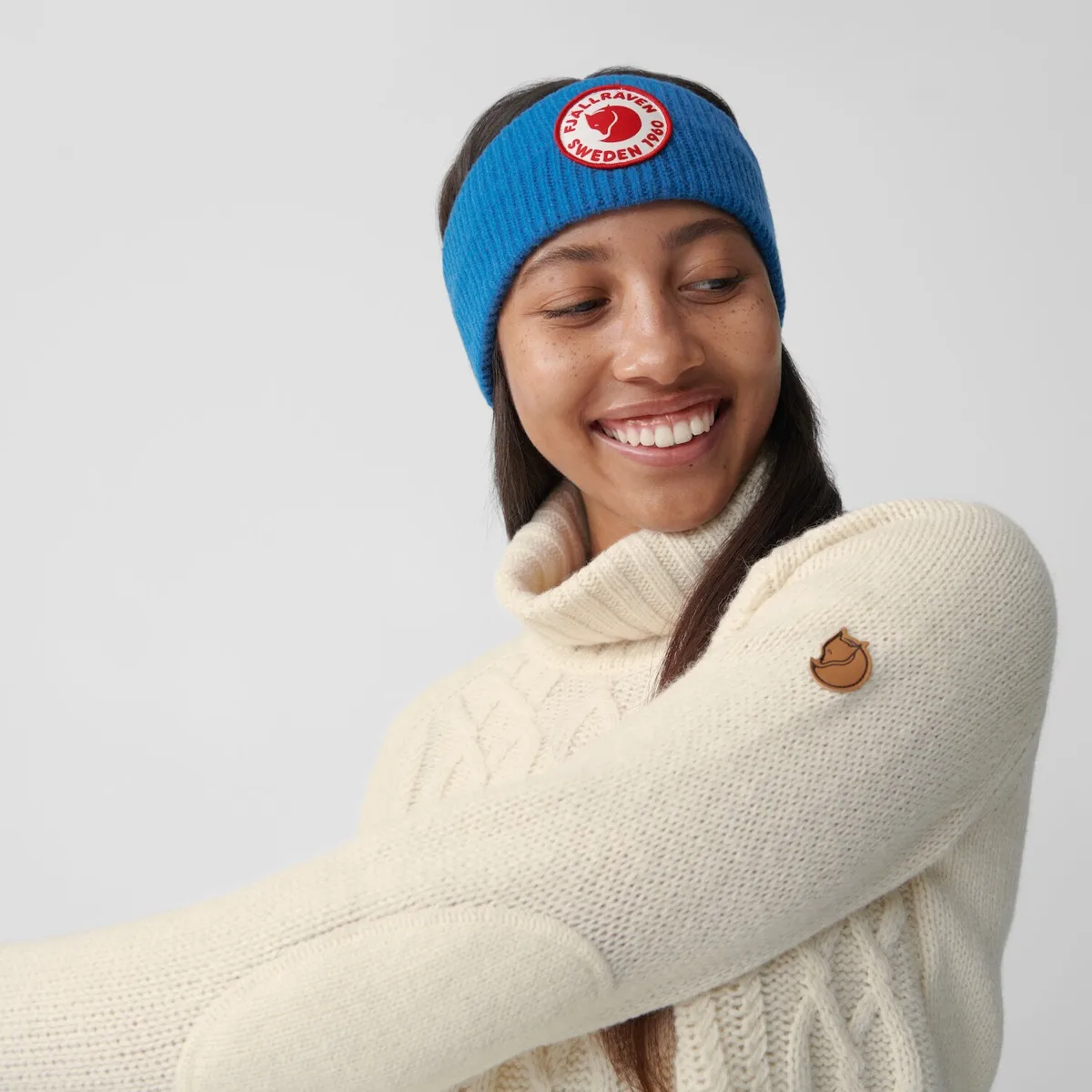 Fjällräven 1960 Logo Headband Chalk White