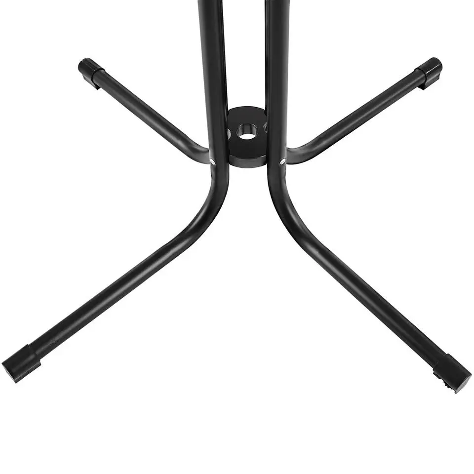 tectake Statafel Eren inklapbaar met hoes 90x110cm, Zwart