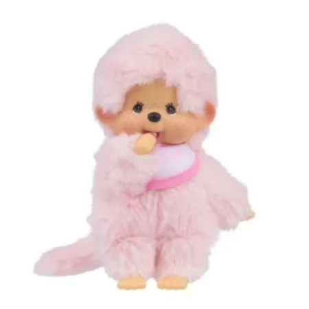 Monchhichi mit Latz, 15 cm, 1 Stück; 3-fach sortiert