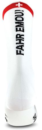 Compression - Switzerland - Velosocken  weiss  M=40-42