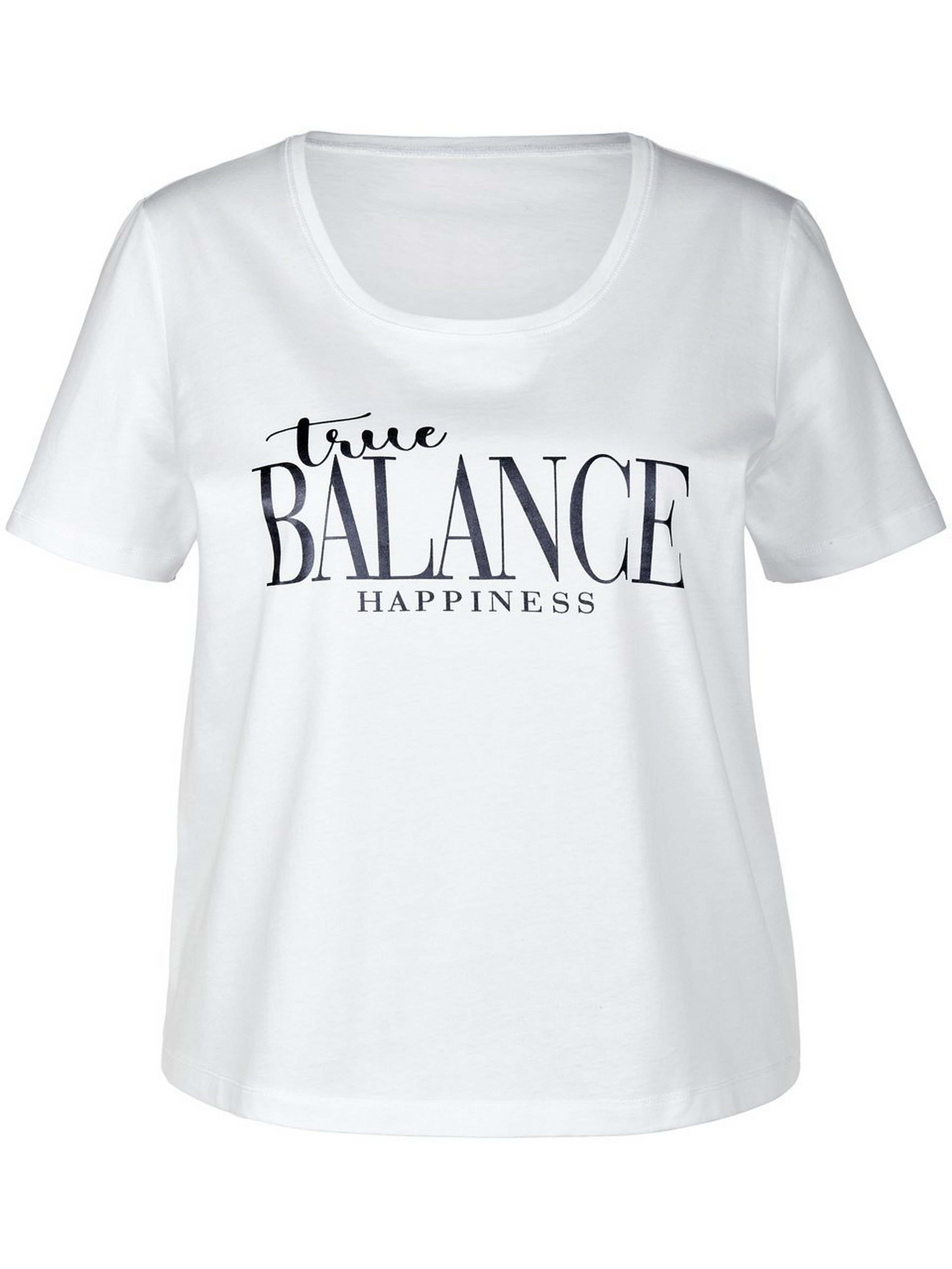 Rundhals-Shirt mit 1/2-Arm