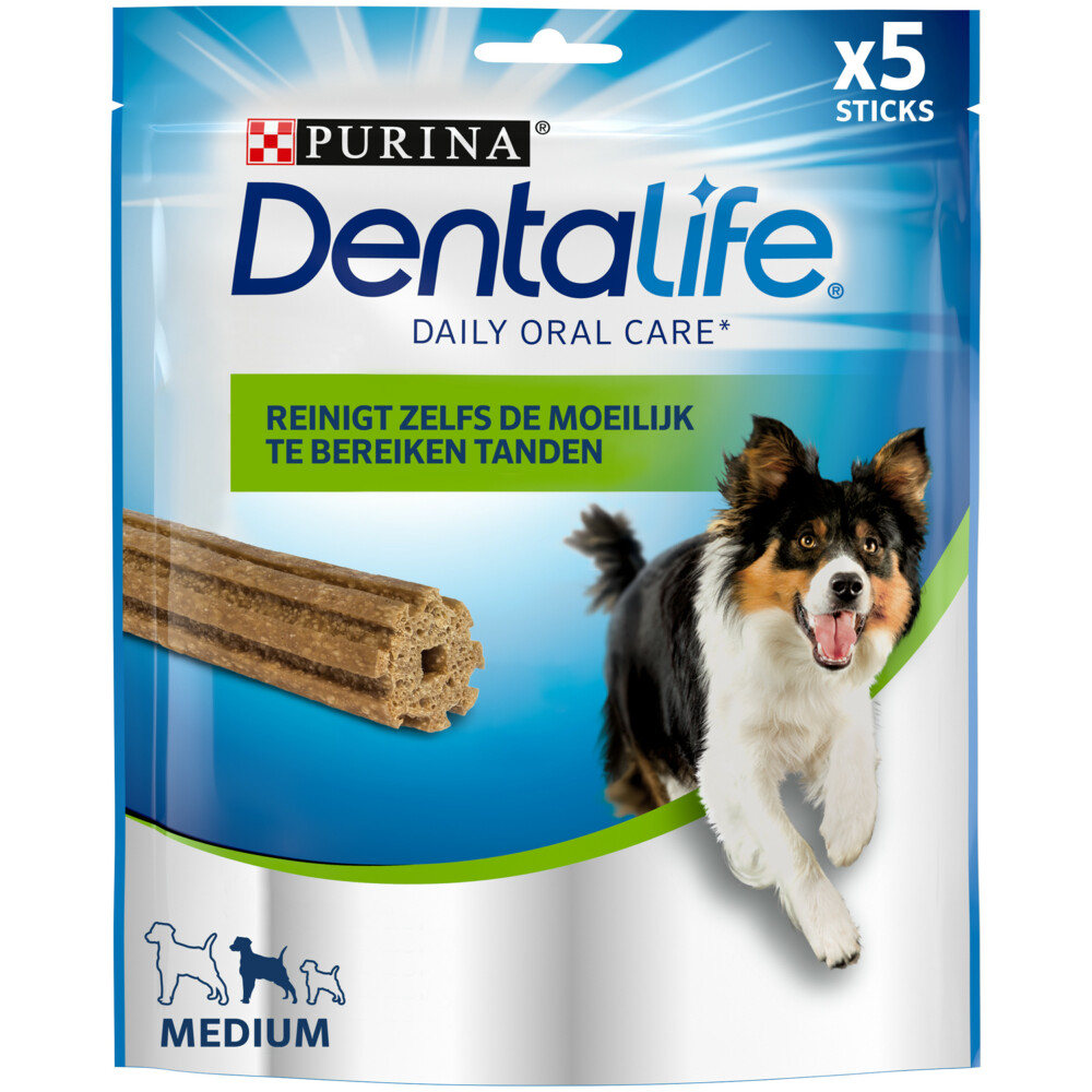 DentaLife Kauwstaaf Medium 12 - 25 kg5 stuks