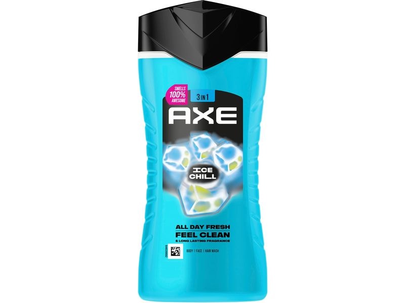 Axe Duschgel Ice Chill 250 ml Erfrischende Pflegedusche und Shampoo für Männer