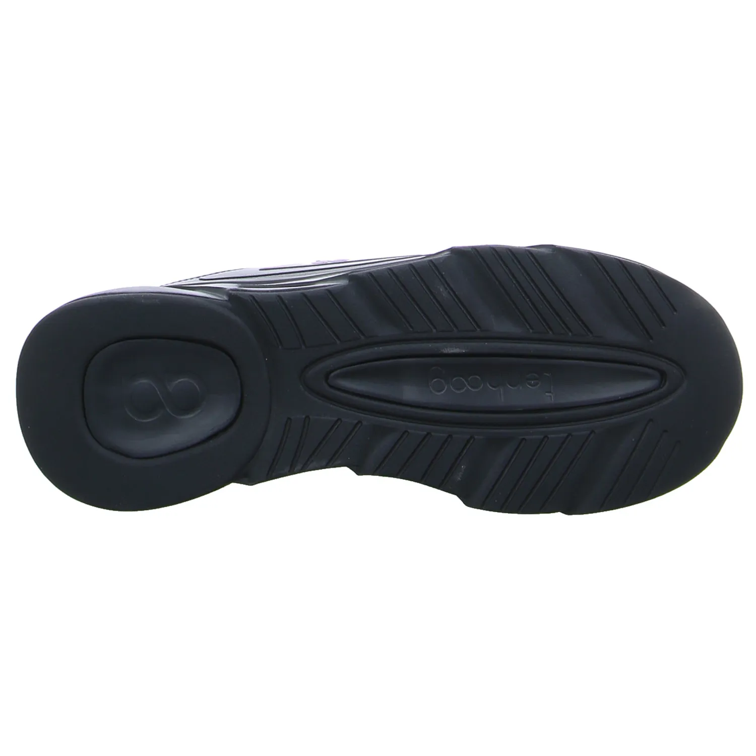 TENHAAG Sneaker Schwarz Recycelte Materialien