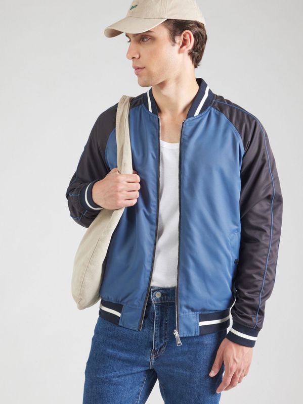 Scotch and Soda - Reversible Bomber - Jack - Donkerblauw - Nylon en Polyester