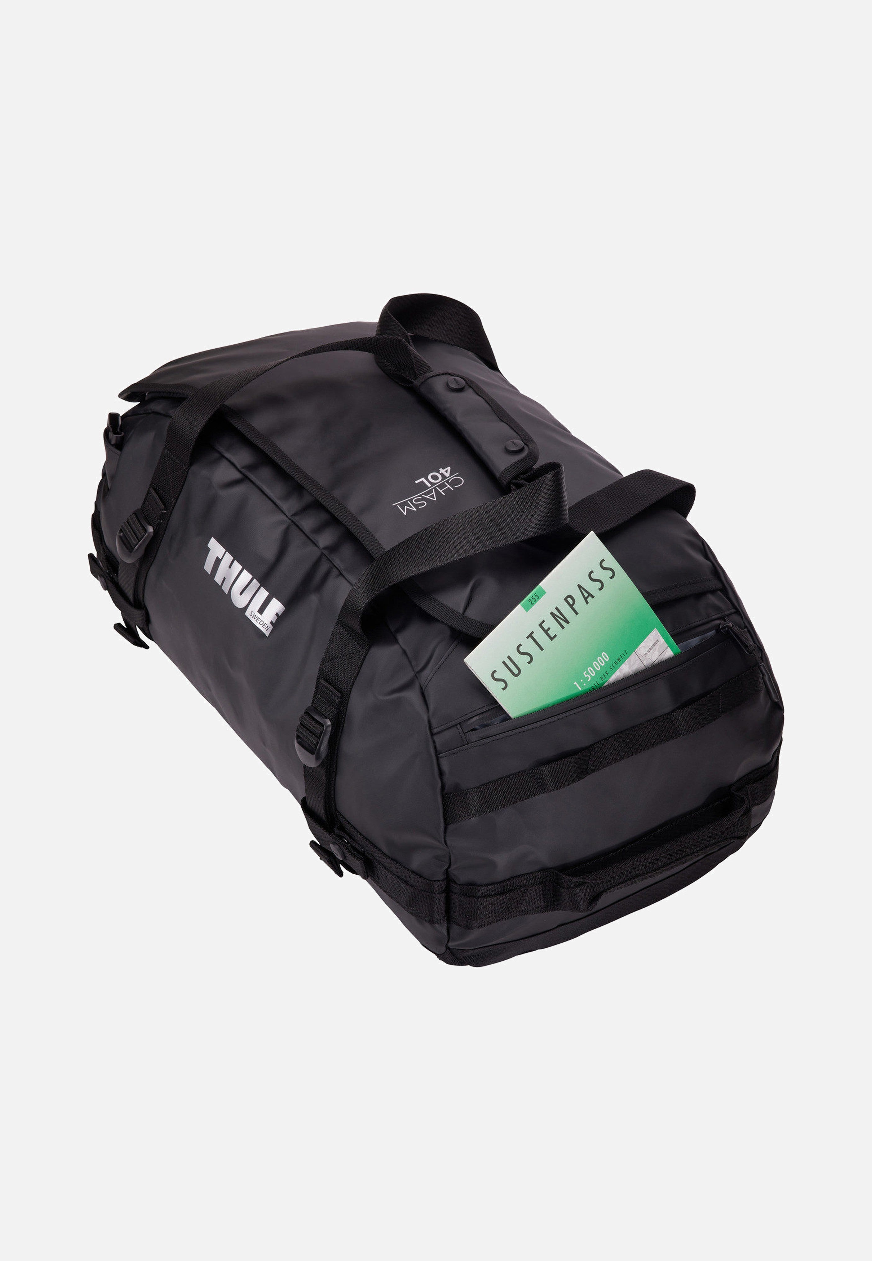 Chasm 40L Black - Dufflebag