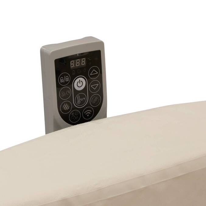 Spa semi-rigide connecté NORDIK Effet bois/Argile