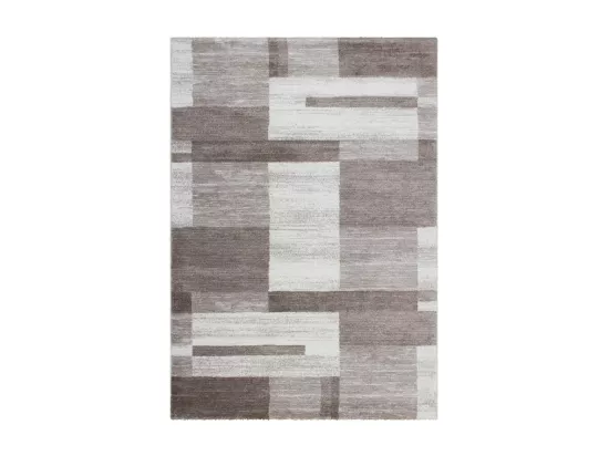 Tapis 150x80cm, design F105G coloris beige - Confort et élégance pour votre intérieur