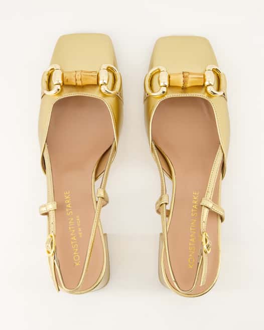 Konstantin Starke 1512 Slingpumps in Gold