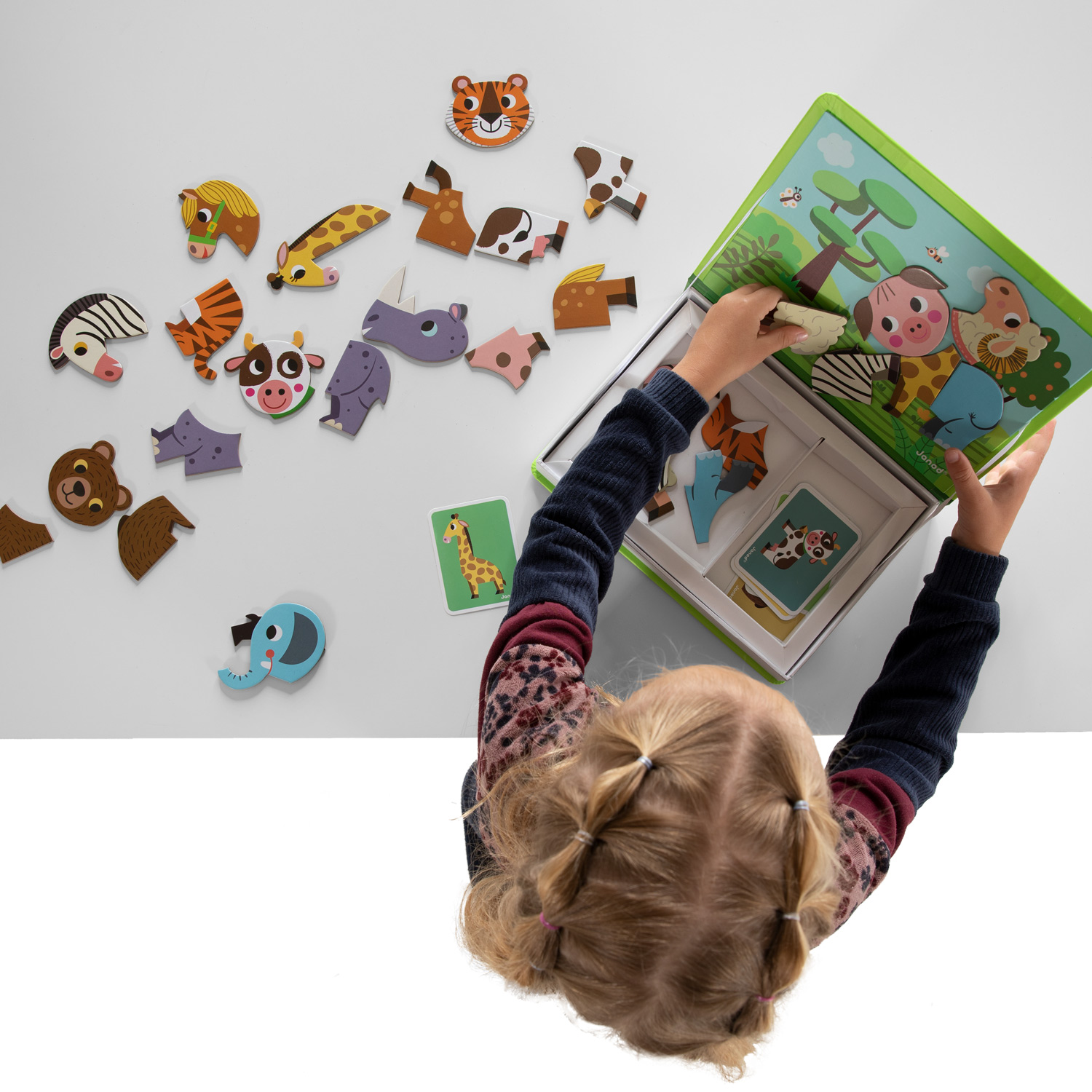 Janod Magnetibook - Dieren