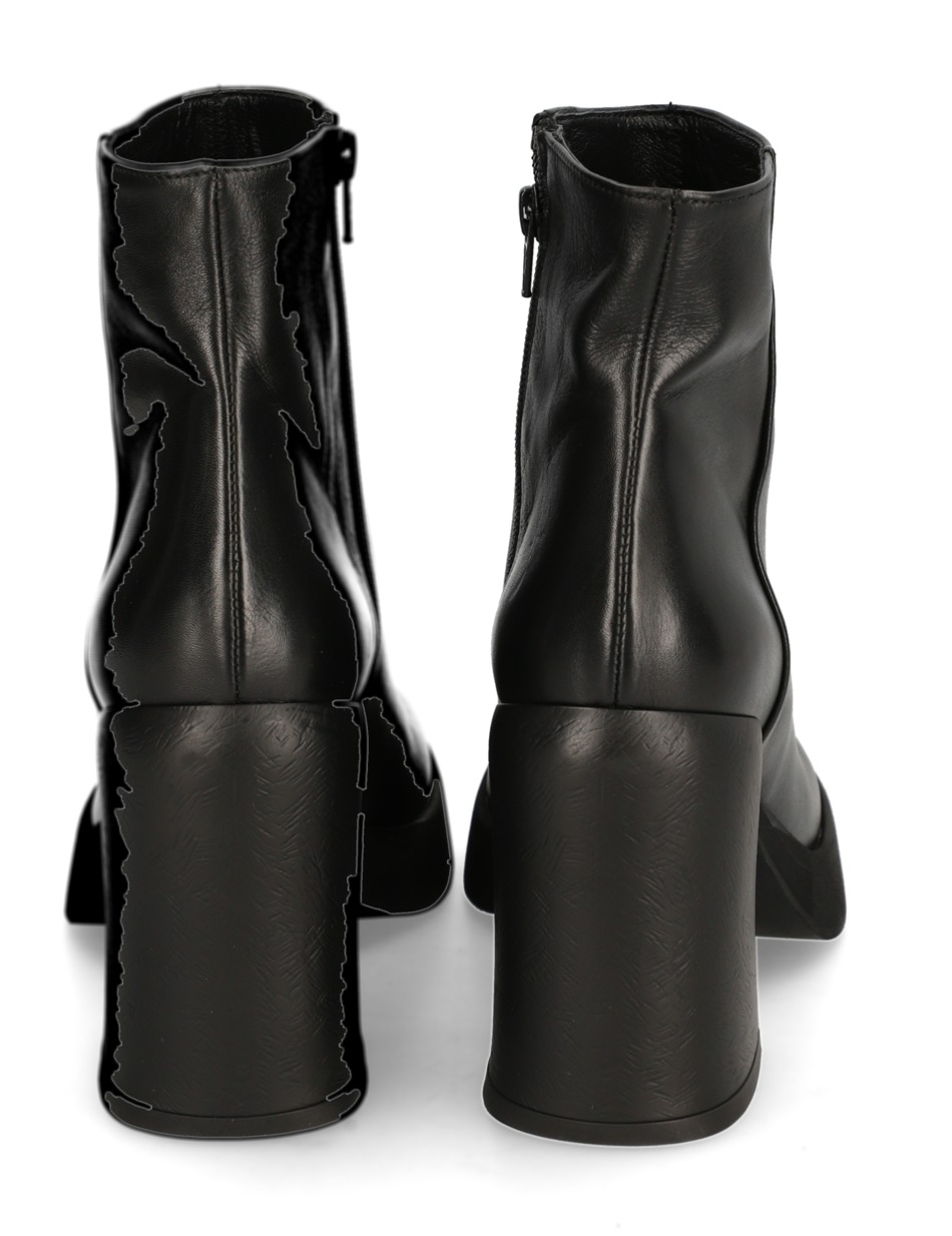 Glattleder Stiefelette