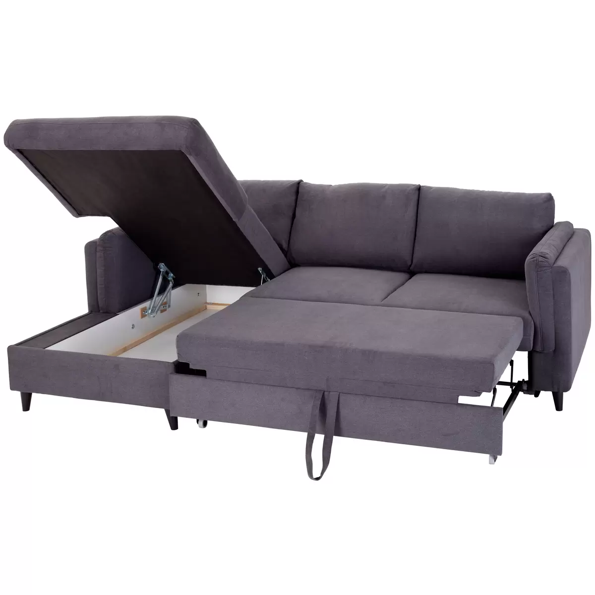 Ecksofa Rokem 198 x 130 Anthrazit