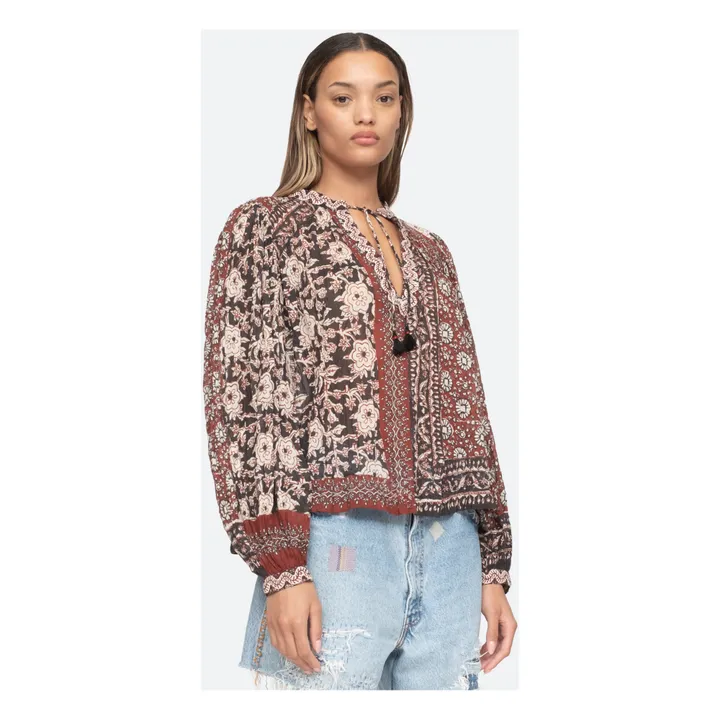 Sea NY Blouse Brodée Danae | Bordeaux