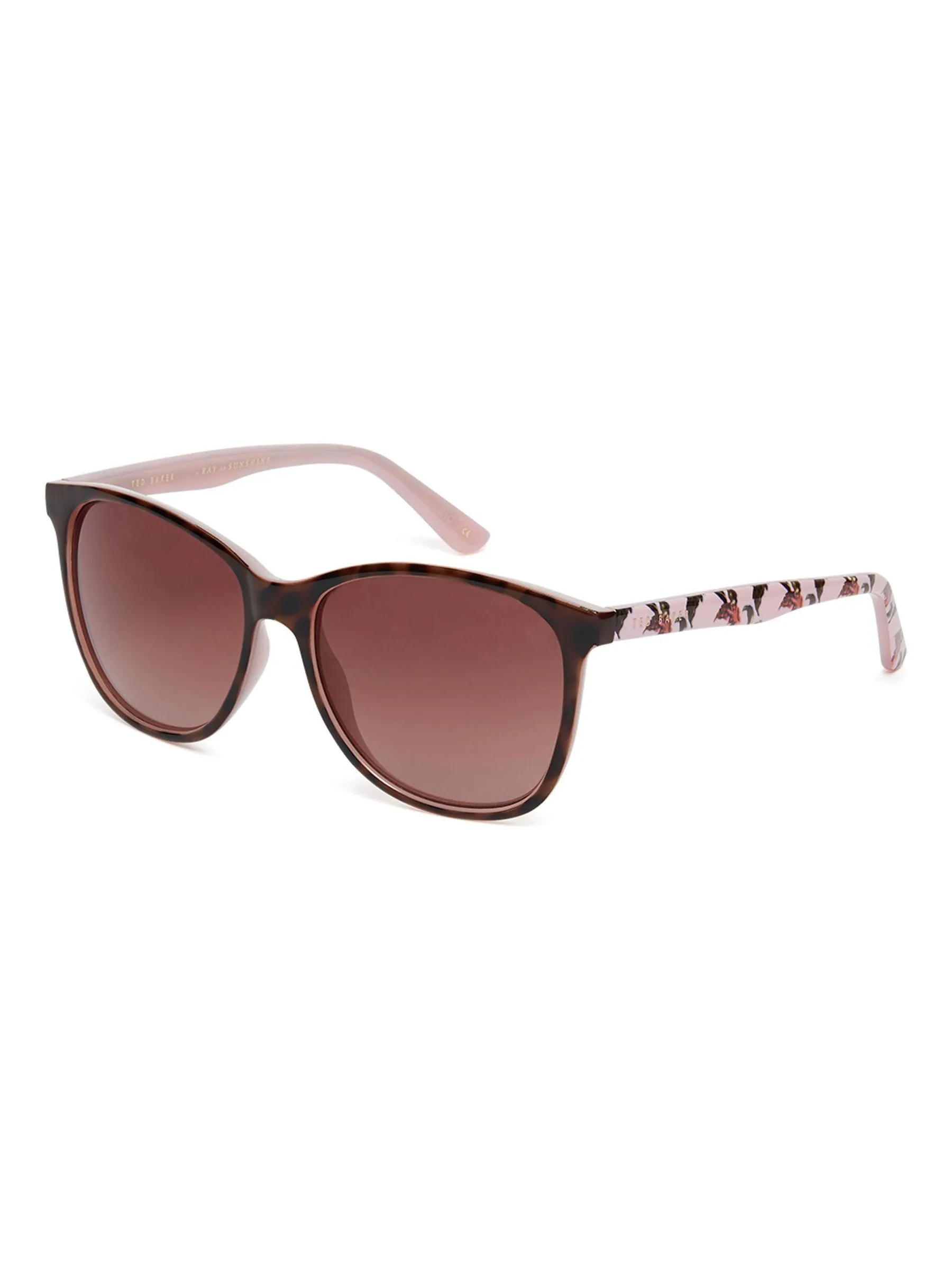 Ted Baker grote modieuze zonnebril met print