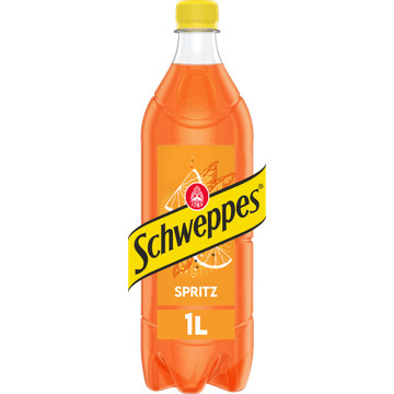 Schweppes Spritz Alcoholvrije Drank Bittere Sinaasappelsmaak 1 L