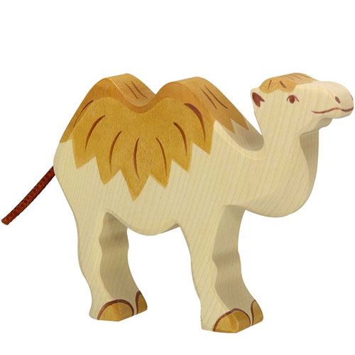 Holztiger kameel 18 cm