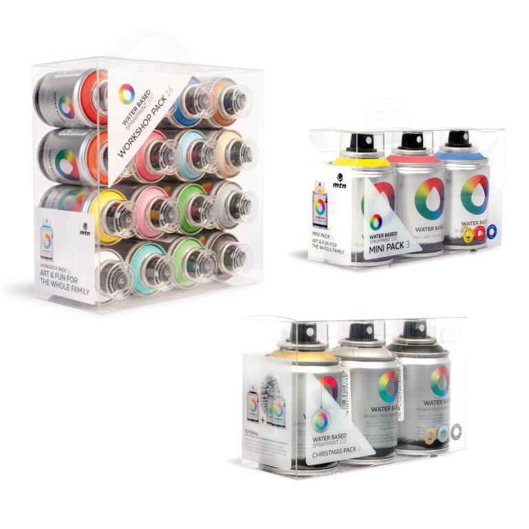 MTN Acrylsprühfarbe Water Based 100, Set