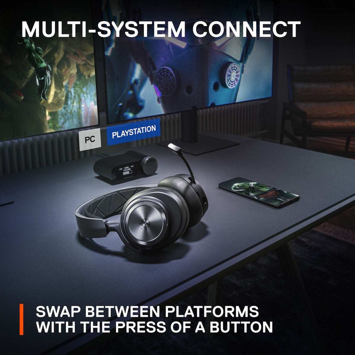 SteelSeries Arctis Nova Pro trådløst gamingheadsett (til PC)