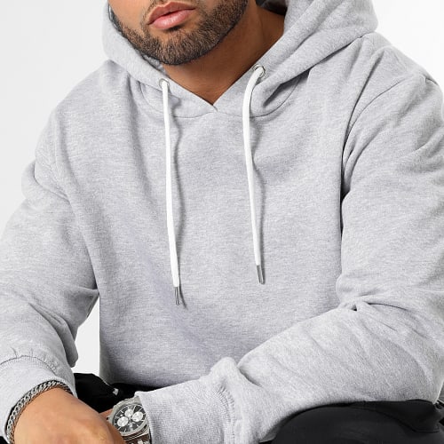 Sweat Capuche 305 Gris Chiné