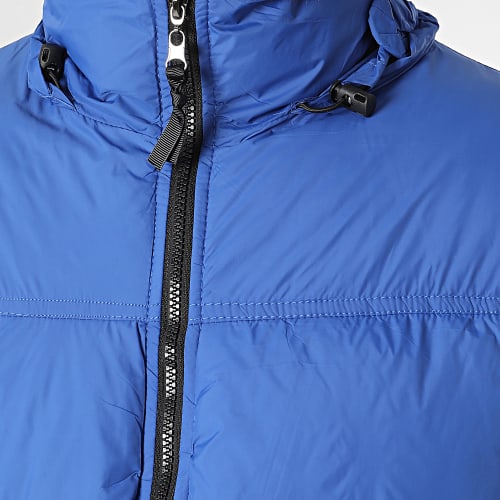 Doudoune Capuche Bleu Roi