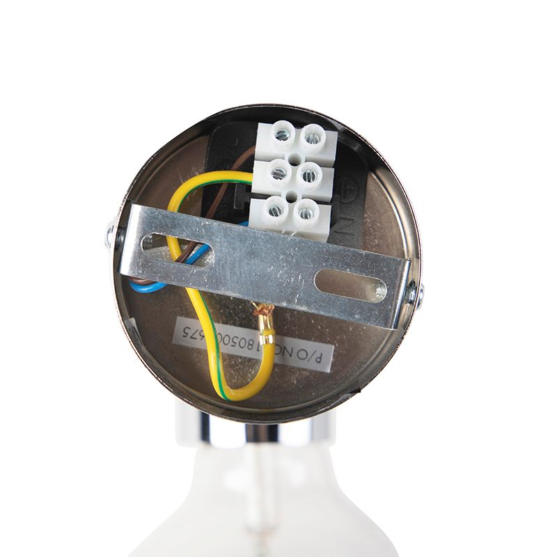 Moderne wandlamp chroom kantelbaar - Facil