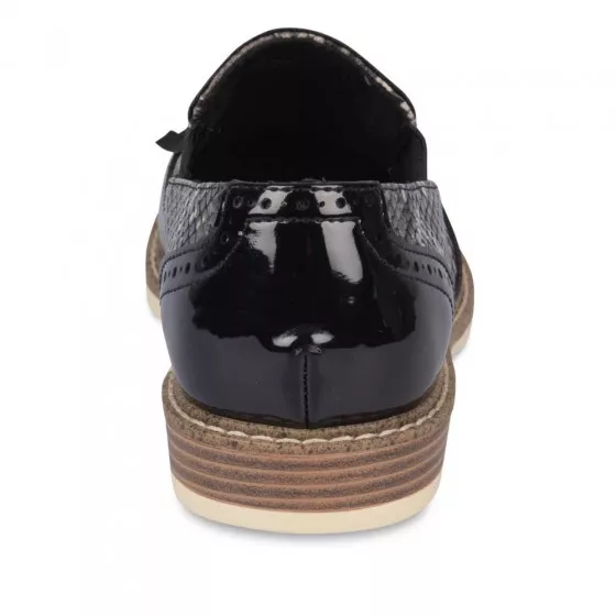 Mocassins NOIR VIA DONNA