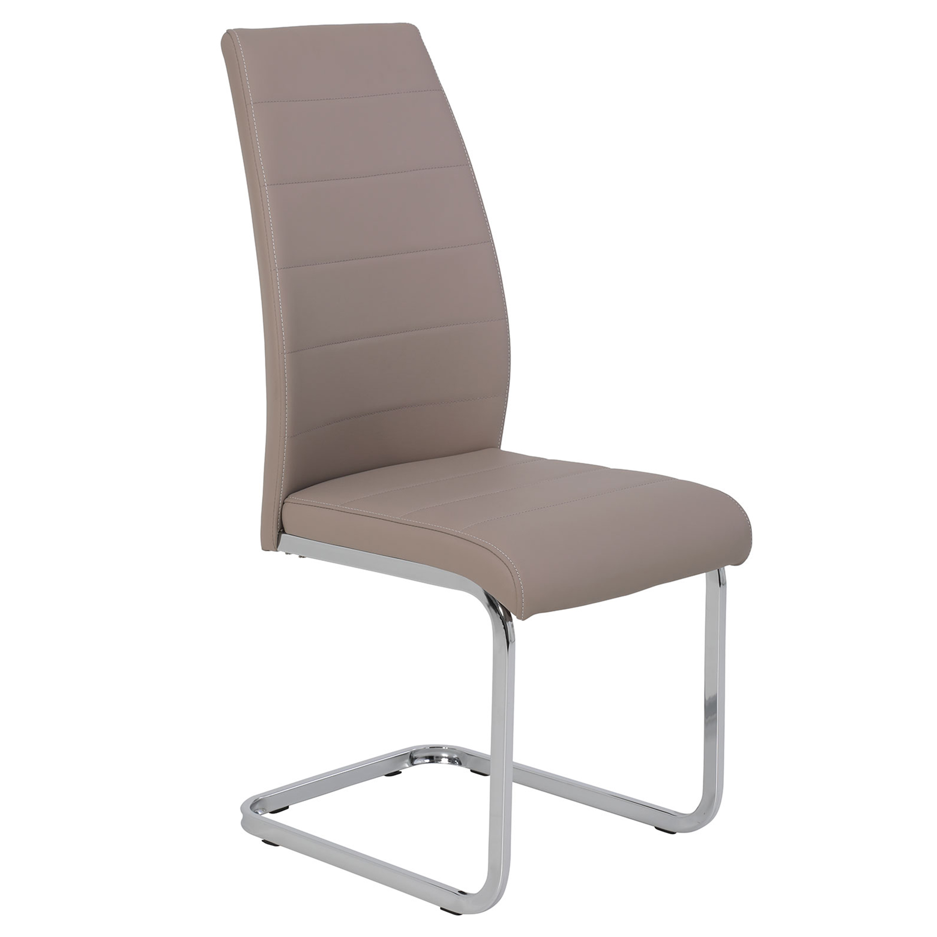 Schwingstuhl - cappuccino - Lederoptik