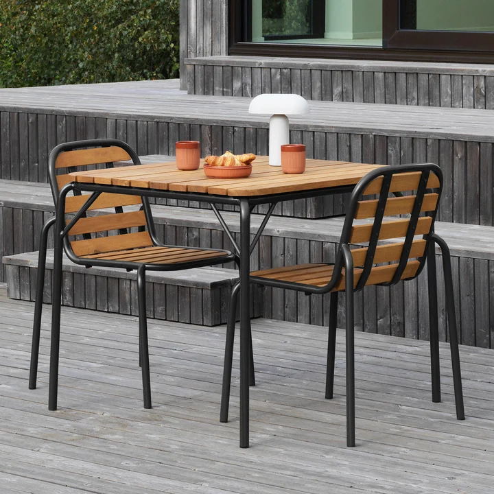 Normann Copenhagen - Vig Outdoor Stuhl, dunkelgrün
