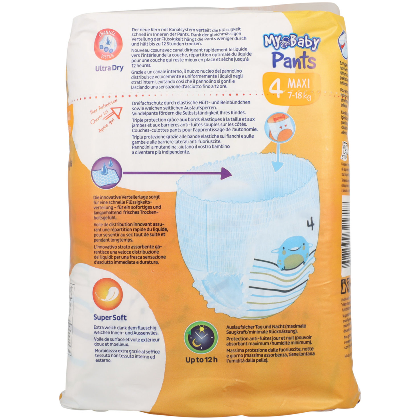 My Baby Pants Grösse 4 Maxi, 7-18kg, 22 Stück