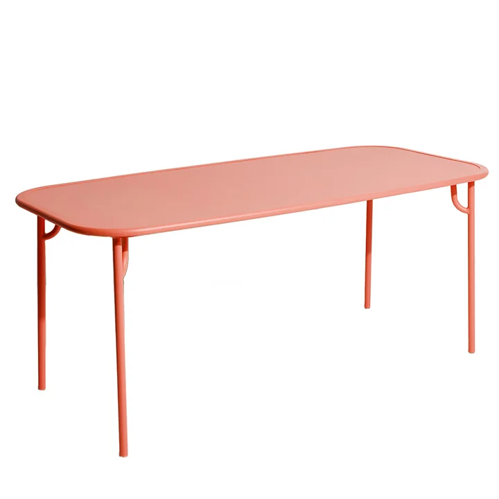Petite Friture - Week-End Tisch, 180 x 85 cm, koralle