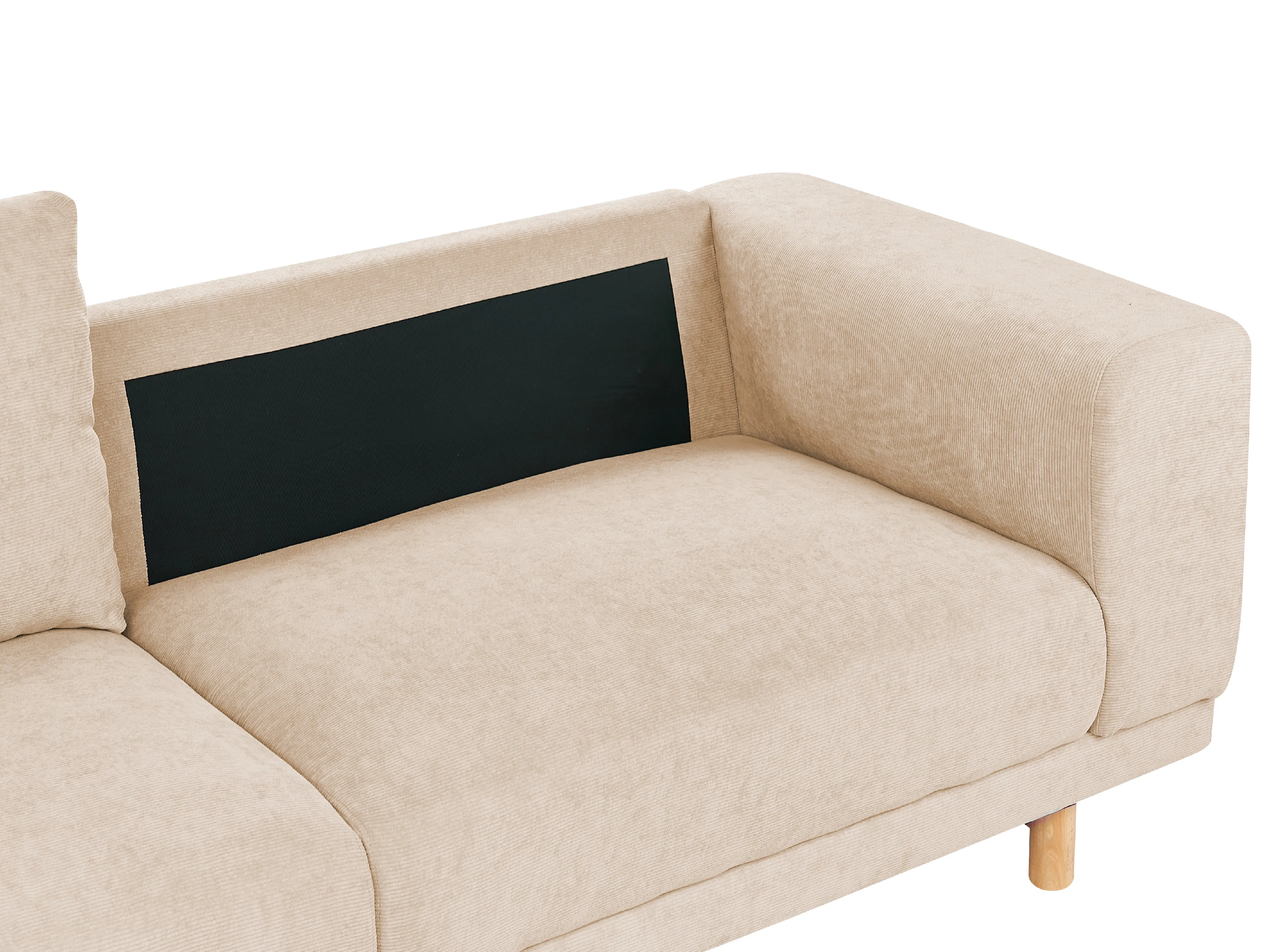 Bank 3-zits NIVALA Corduroy Beige