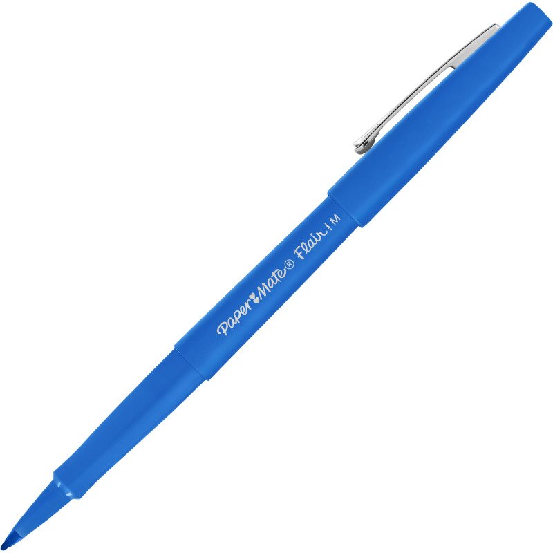 Stylo feutre Paper Mate Flair pastel écriture moyenne - Pochette de 12