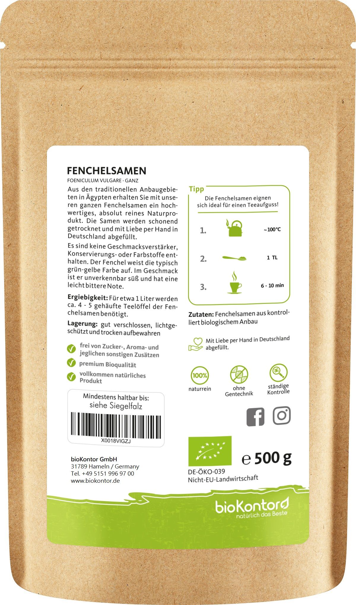 bioKontor Fenchelsamen