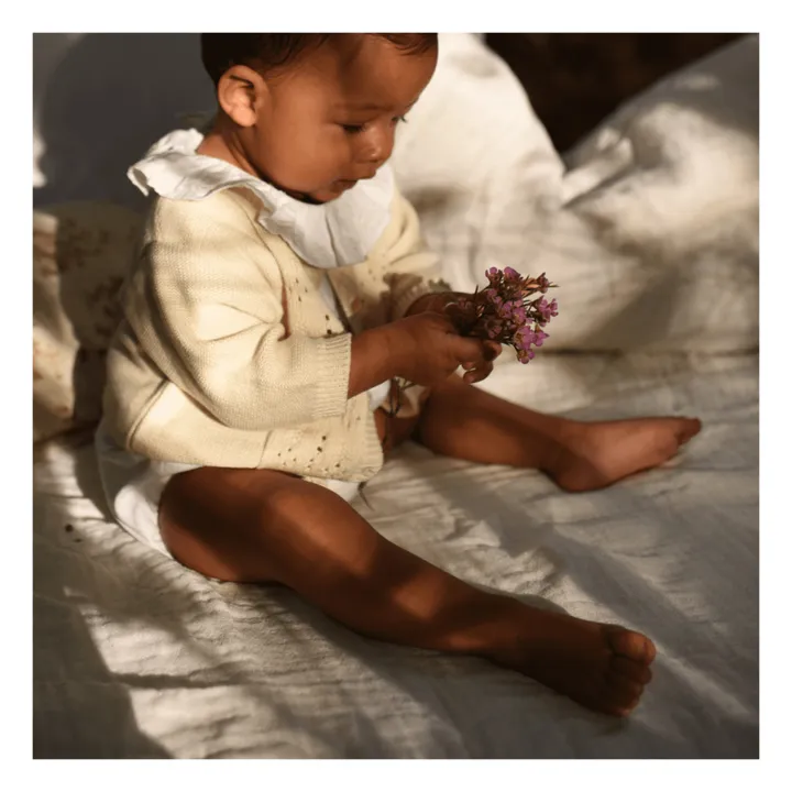 Lililotte Exclusivité Lililotte x Smallable - Cardigan Victoire | Blanc cassé