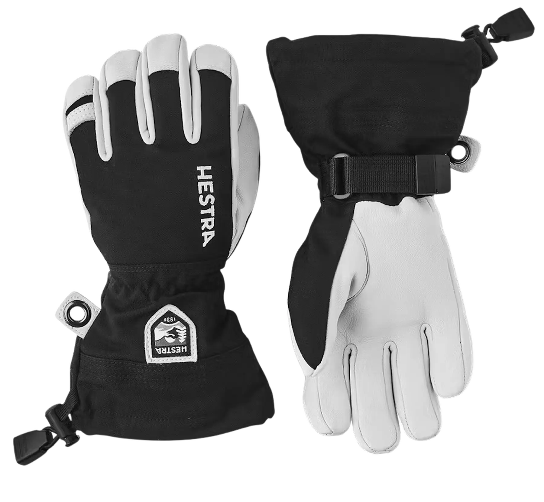Hestra Army Leather Heli Ski Jr Handsker | SkatePro
