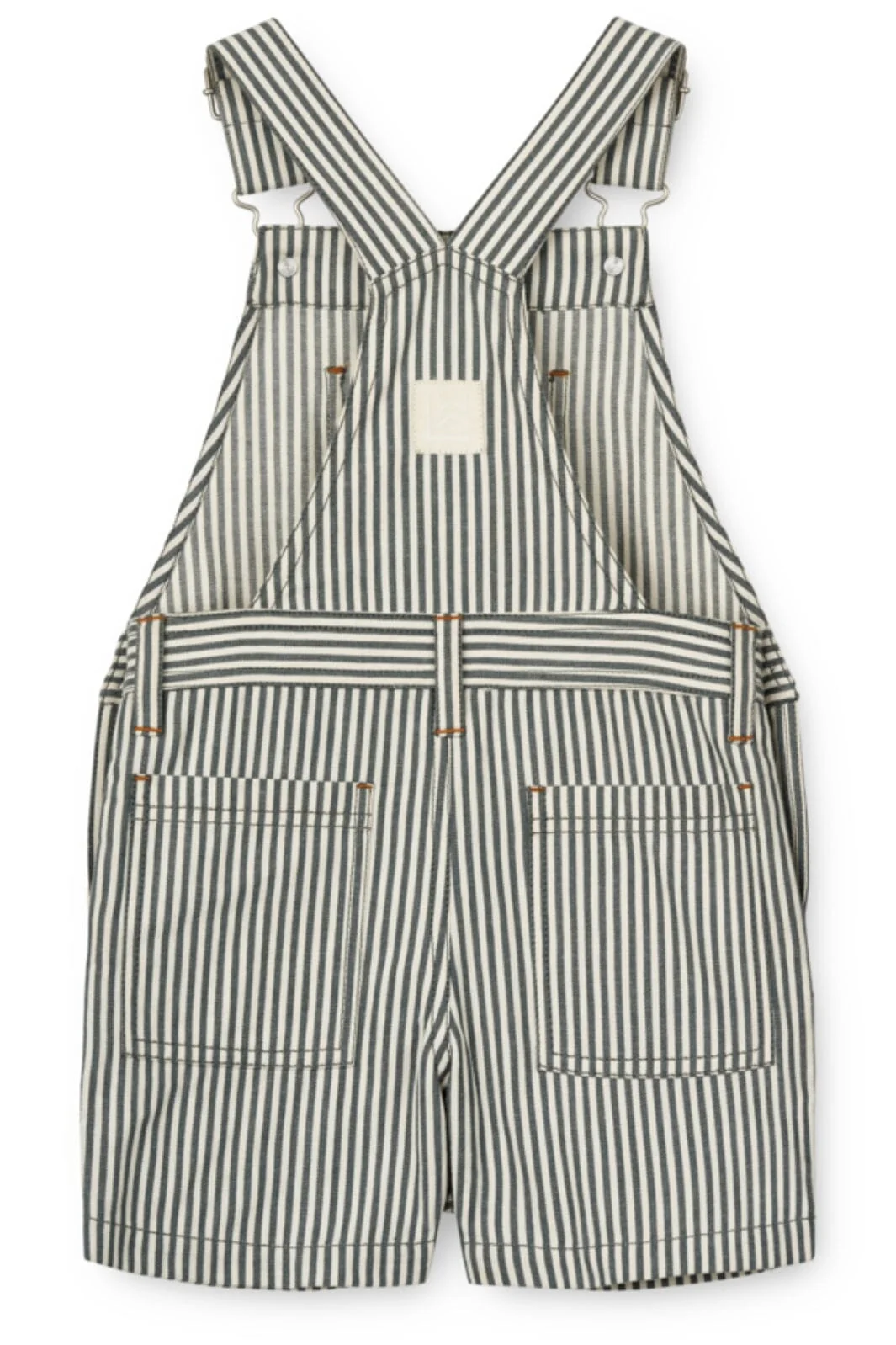 Liewood Venedict Stripe Dungaree y d stripe whale blue creme de la creme