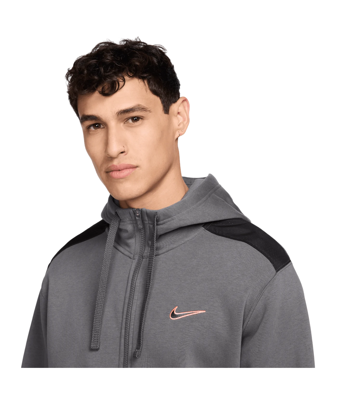 Nike Fleece Kapuzenjacke Grau F068