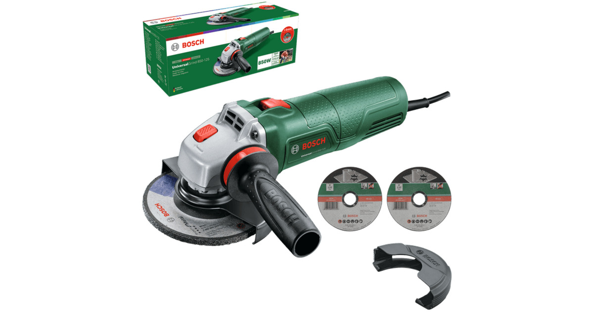 BoschUniversalGrind 850-125 haakse slijper  (Groen)