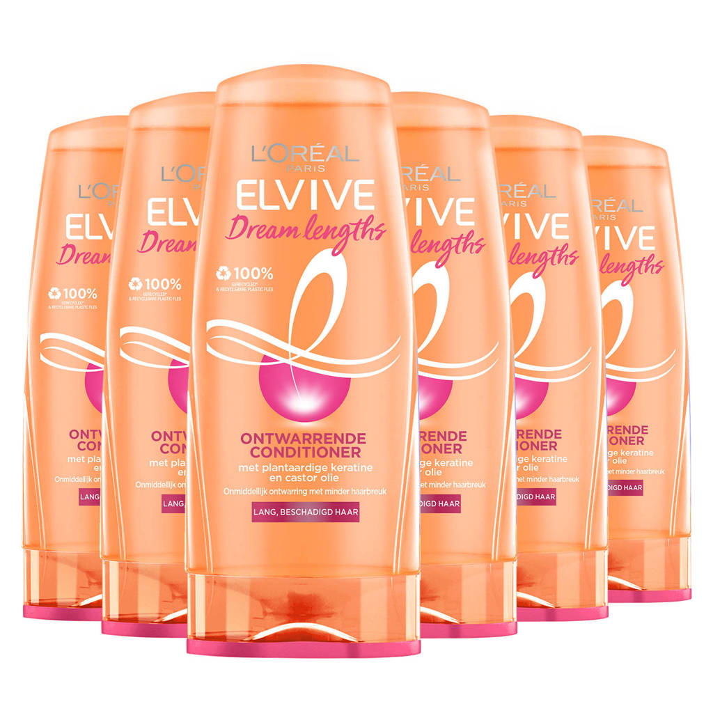 Fijne conditionerDream Lengths conditioner - 6 x 200 ml - voordeelverpakking