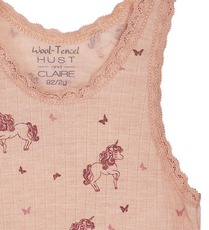 Hust and Claire Undertr?je - Uld/Tencel - Rib - Fricel - Rose Cl