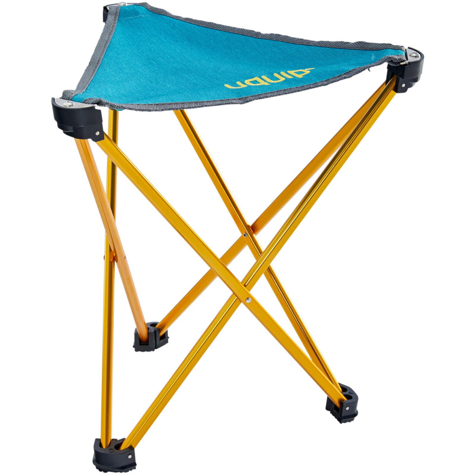 UQUIP Leichtgewichtshocker Trinity L Mini Dreibein Hocker Campinghocker 150 kg Farbe: Grey/blue