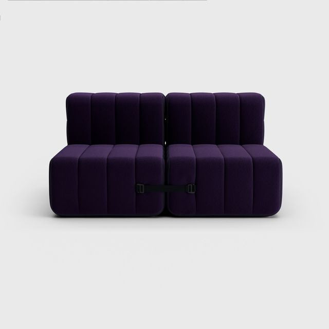 Curt-Set 4 - e.g. Flexibele 2-zitter - Jet - 9607 (blauw | paars)