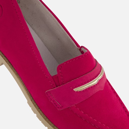 Rieker Instappers roze Synthetisch