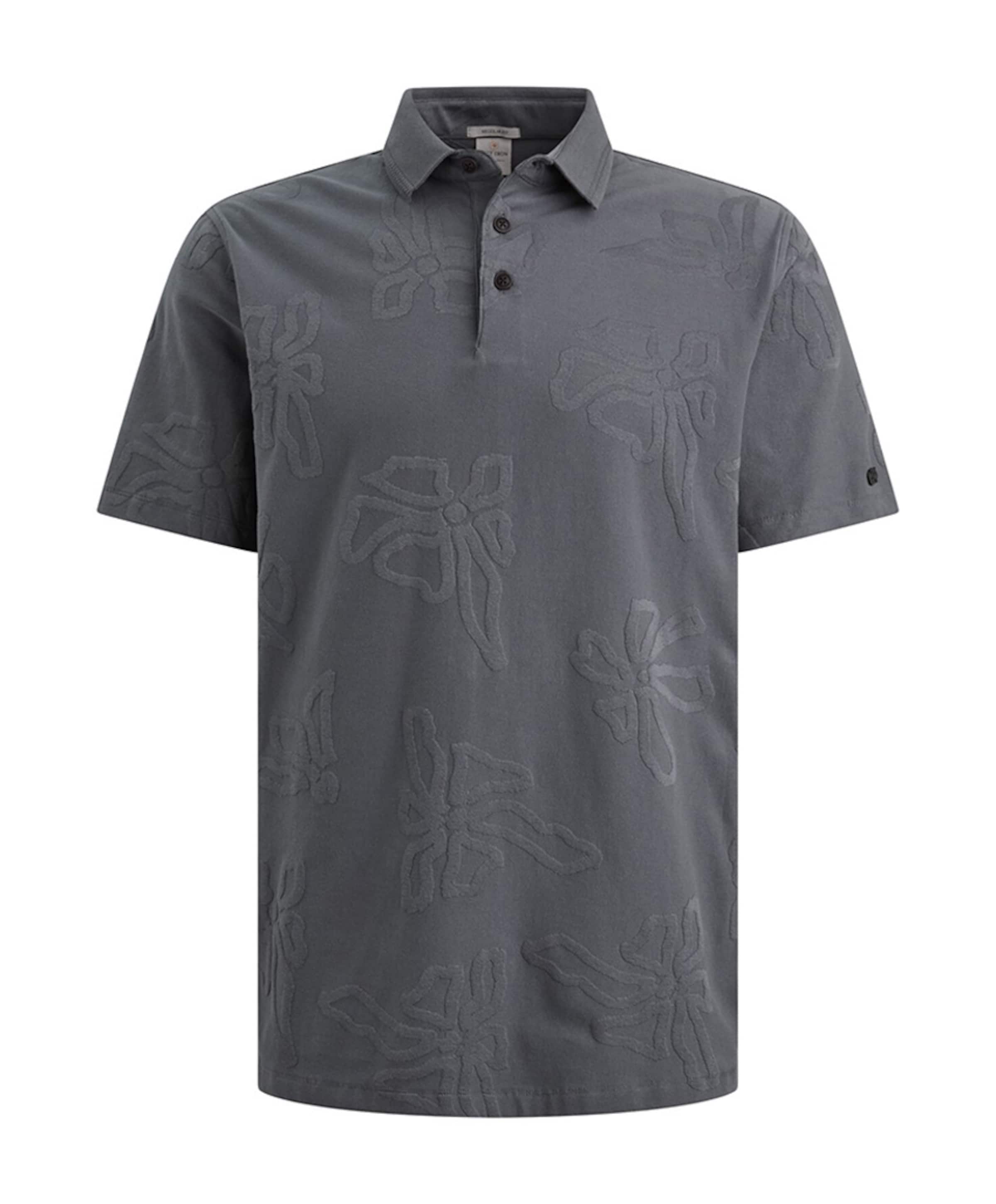 Cast Iron Heren polo blauw