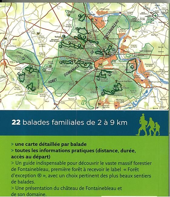 OUEST FRANCE - FONTAINEBLEAU 22 BALADES