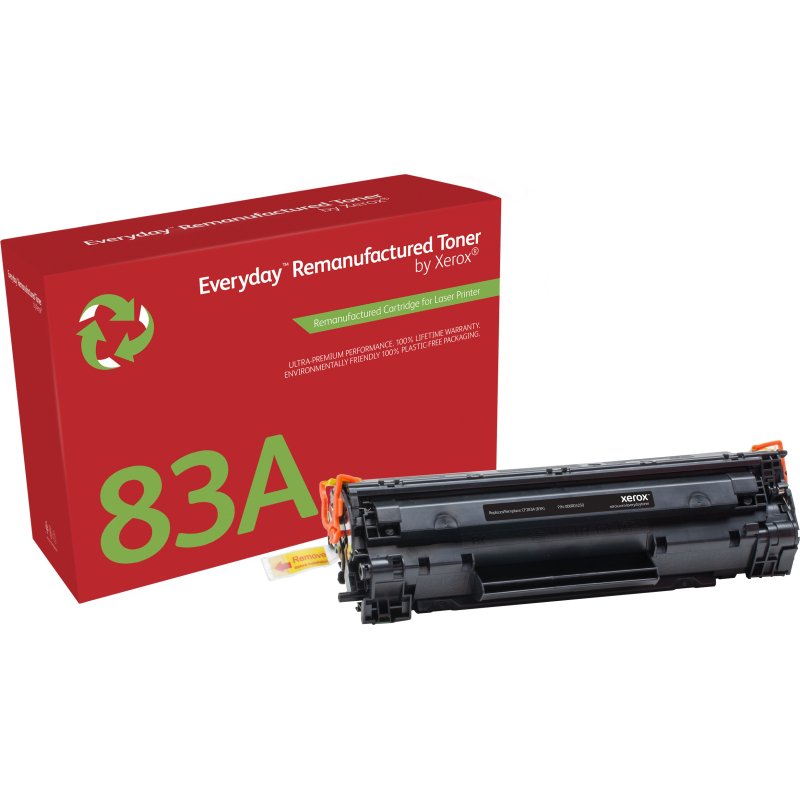 Toner remanufacturé Mono Everyday™ de Xerox compatible avec HP 83A (CF283A), Capacité standard