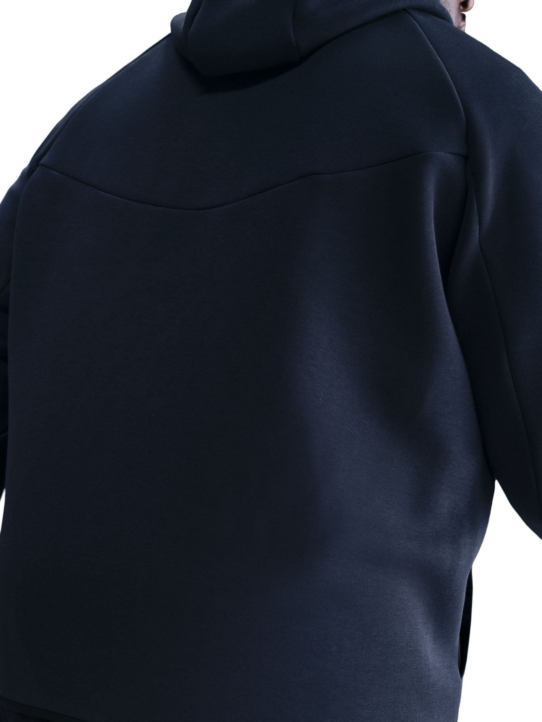 Marineblauw - Nike Tech Fleece Windrunner hoodie met doorlopende rits