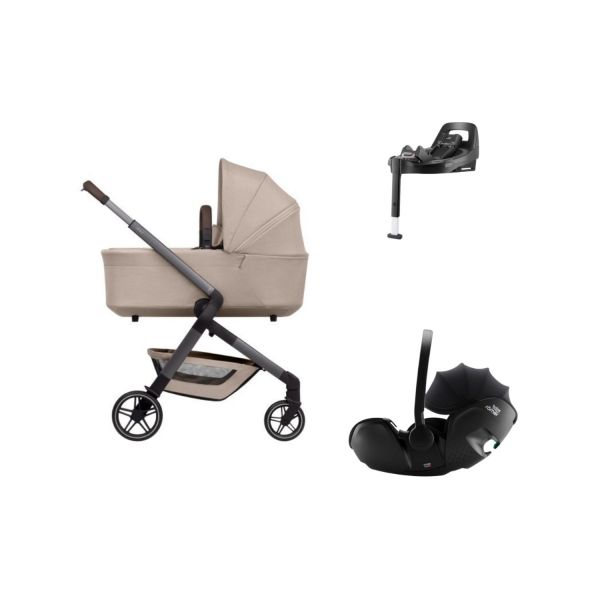 Joolz Hub 2 Kinderwagen 4-in-1 - Navy Blue | Britax Römer Baby-Safe Pro Autostoeltje | Britax Römer Vario Base 5Z